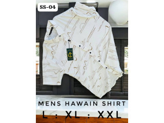 ELEGANT HAWAIN SHIRT - WHITE