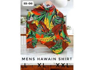 STUNNING MENS PRINTED HAWAIN SHIRT