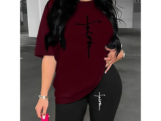 STUNNING T SHIRT - MAROON