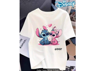 DAZZLING PRINTED T SHIRT - WHITE