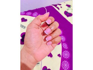 CUTE FAKE NAILS WITH STICKER GLUE