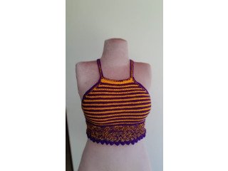 BEAUTIFULLY HANDMADE CROCHET CROP TOP