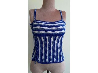 CASUAL HANDMADE CROCHET CROP TOP