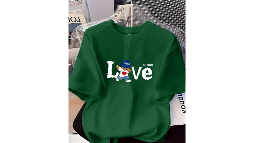 green-tee-with-love-space-print-big-0