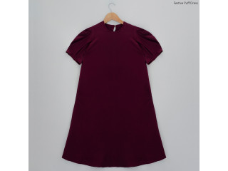 MAROON FROCK