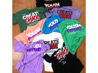 PUFF PRINT UNISEX T- SHIRTS AVAILABLE ON SALE