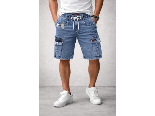 GENTS POCKET DENIM SHORT FOR SALE