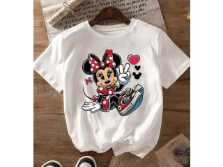 MICKEY MOUSE T SHIRT WITH WHITE COLOR