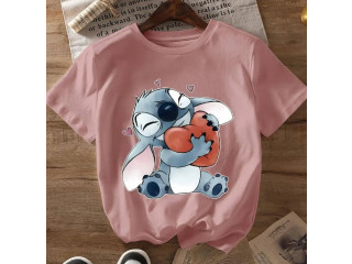 CASUAL WEAR T SHIRT WITH LADIES