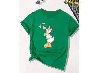 CASUAL TEE WITH GREEN COLOR LADIES