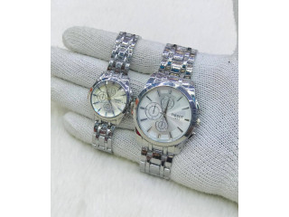 SILVER CHAIN WATCH GENTS