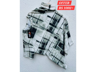 POPCORN MATERIAL PRINTED T-SHIRT