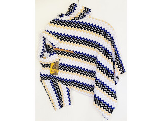 POPCORN TWO TONE T-SHIRT TRENDY LOOK