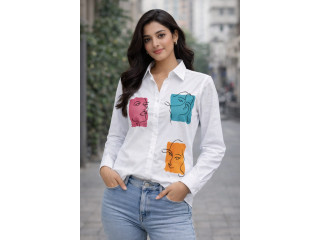 LADIES PRINTED BLOUSE