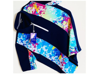 STYLISH TWO TONE COLLAR T-SHIRT