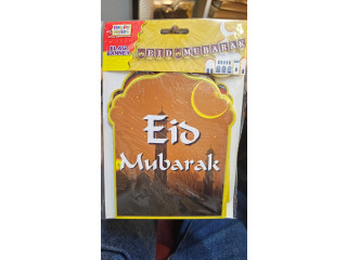 EID MUBARAK FLAG BUNTING BANNER DECOR