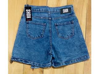 LADIES DENIM SHORT SKIRT