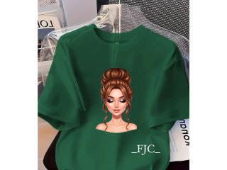 CASUAL WEAR PRINT T SHIRT LADIES