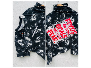 NEW TRENDING ACID WASH BACK PRINT T-SHIRT