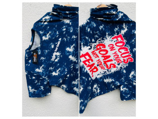 NEW TRENDING ACID WASH BACK PRINT T-SHIRT