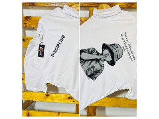 TRENDY HIGH NECK T-SHIRT