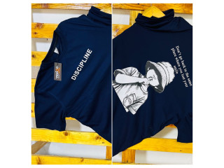 TRENDY HIGH NECK T-SHIRT