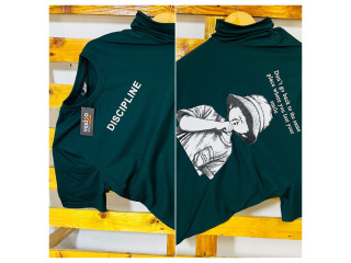 TRENDY HIGH NECK T-SHIRT