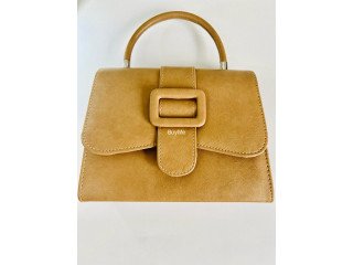 SANDY BROWN COLOR LADIES HAND BAG - IMPORTED