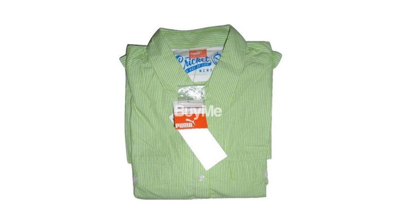 puma-mens-long-sleeve-green-striped-woven-shirt-sale-big-2