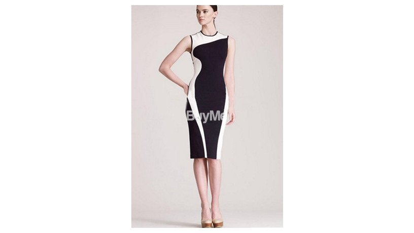 womens-elegant-sleeveless-slim-pencil-dress-white-sale-big-0