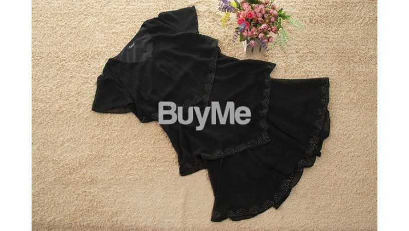 womens-chiffon-party-dress-black-sale-big-2