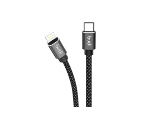 BUDI USB C TO LIGHTNING CABLE 1M