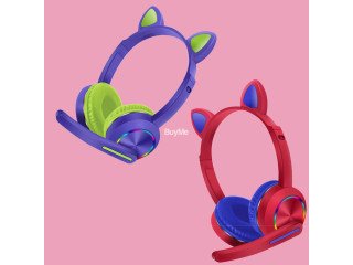 WIRELESS CAT EAR SHAPE HEADPHONE WITH MIC AKZ K23