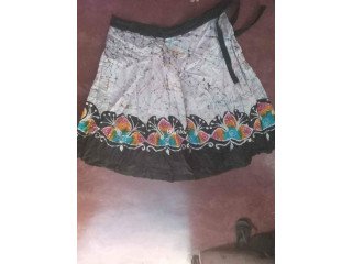 BATIK WRAPAROUND SKIRT