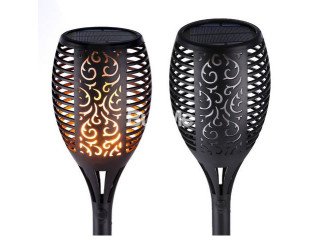 LED SOLAR GARDEN LIGHT WITH FLICKERING FLAME