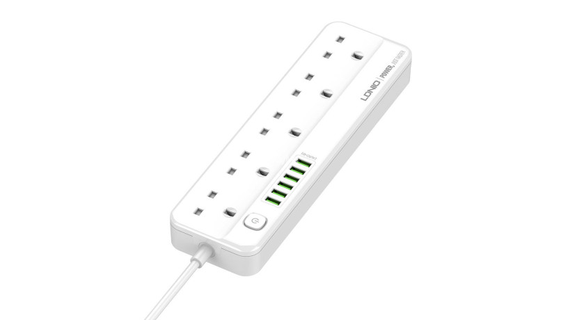 ldnio-extension-power-cord-with-5-ac-outlets-6-usb-sc5614-big-0
