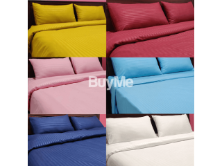 COLOURED MICRO FABRIC BEDSHEET SET