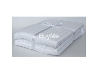 WHITE MICRO FABRIC BED SHEET