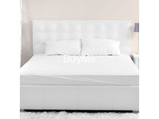 WHITE MICRO FABRIC FITTED BED SHEET
