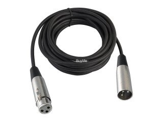 XLR MALE TO FEMALE MICROPHONE CABLE 10M