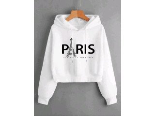 WHITE COLOUR LONG SLEEVES FASHION T - SHIRT FOR GIRLS