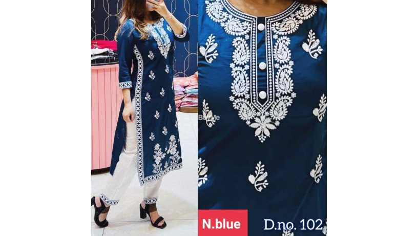 new-launched-designer-kurti-pant-with-dupatta-set-blue-big-0