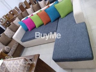 L SHAPE SOFA SET - 10