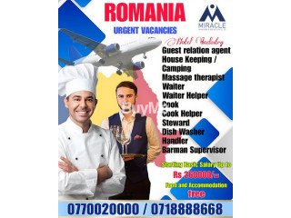 OVERSEAS JOBS FOR HOTEL INDUSTRY IN ROMANIA