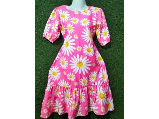 PINK & BLUE COLOUR FROCK FOR GIRLS