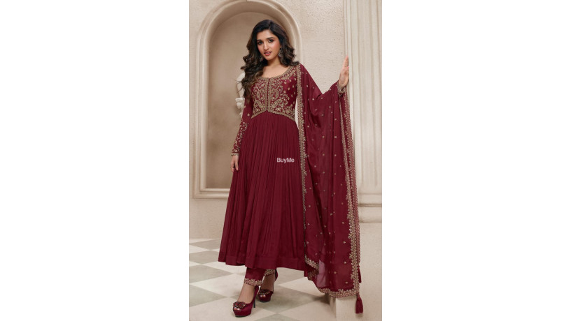 heavy-chinon-with-embroider-sequence-work-dress-big-0