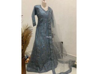 DRESS WITH NET WORKED DUPATTA