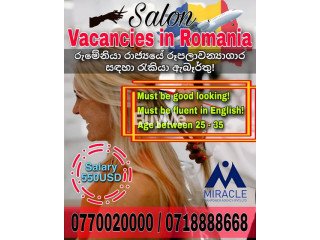 OVERSEAS JOBS FOR SALOON VACANCIES