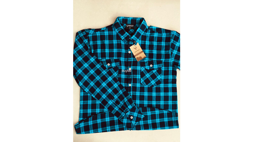 double-pocket-long-sleeve-shirts-blue-unisex-big-0