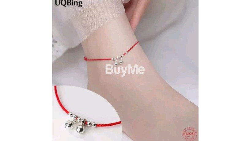 red-colour-anklets-for-ladies-with-silver-pearls-big-0